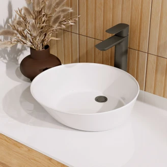 Bathco Servant <strong>Solid Surface</strong>  Umbria Hvit Matt 38 cm